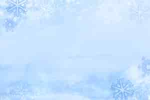 Free vector watercolor winter season celebration background