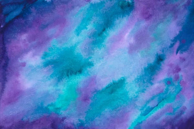 紫と青の水彩画の背景