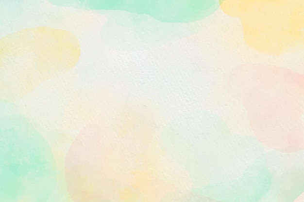 Free vector watercolour background with leaves