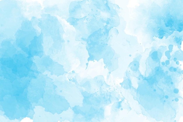 Free vector watercolour blue background