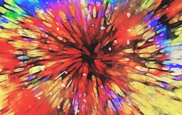 Бесплатное векторное изображение Акварель красочные рисованной краска пятна текстуры