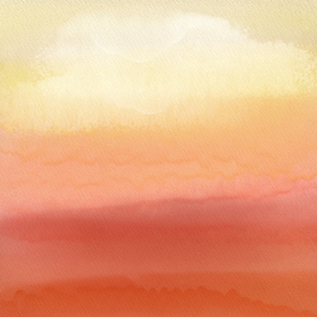 Watercolour sunset background 