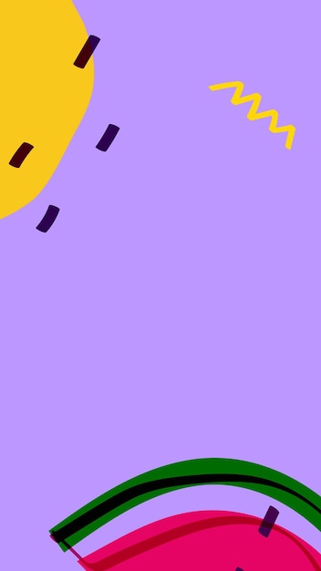 無料ベクター 紫色の背景のデザインリソースにスイカの果実
