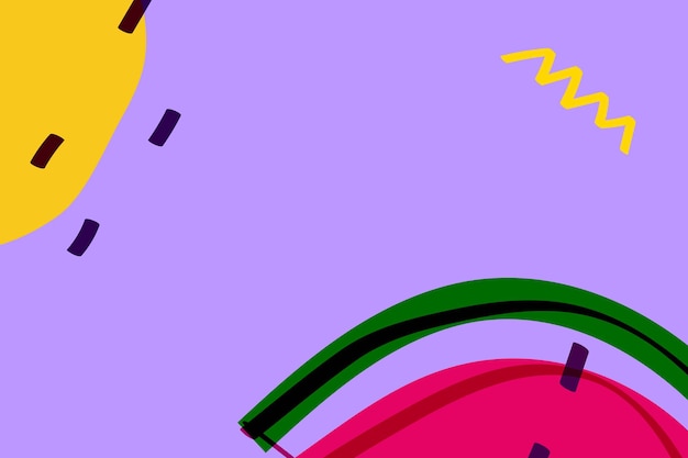 紫色の背景のデザインリソースにスイカの果実