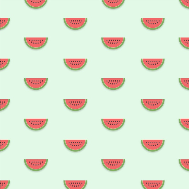 Watermelon pattern background