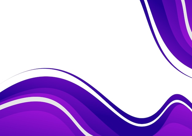 Free vector wave abstract background modern style design