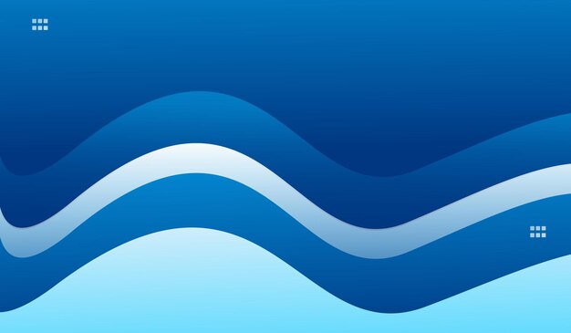 Волновой фон красочный абстрактный вектор градиента