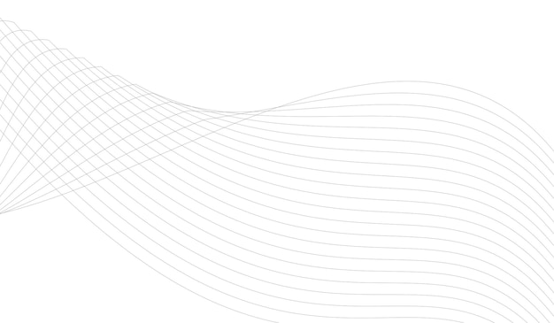 波背景ライン グラデーション ミニマリスト スタイル