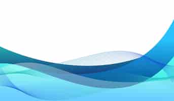 Бесплатное векторное изображение Волновой фон современный абстрактный градиент
