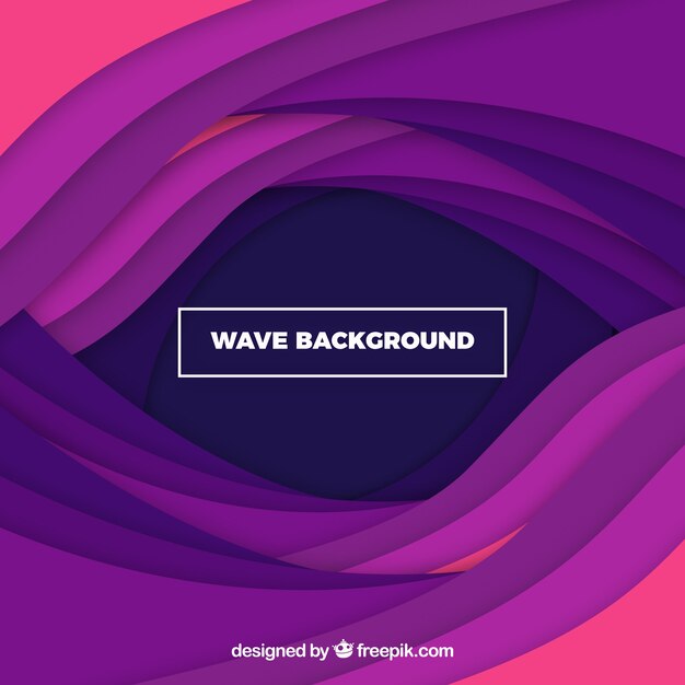 Wave background in purple tones