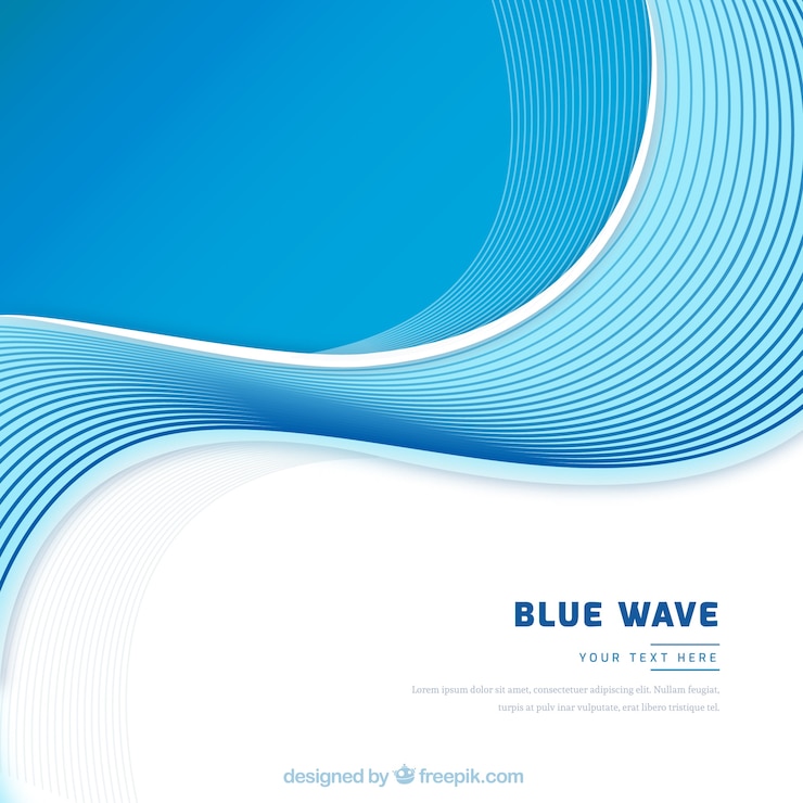 Free Vector wave background