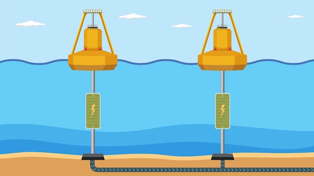 Free vector wave energy converter buoy