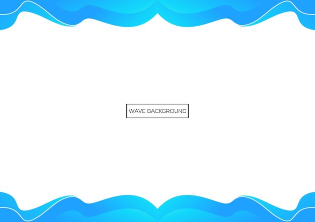 wave frame abstract background design gradient