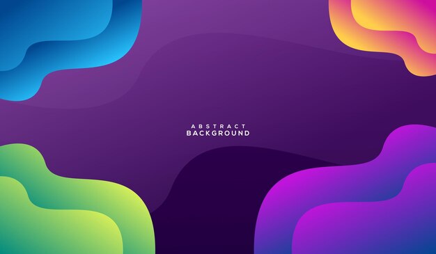 Wave modern background gradient colorful