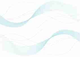 Free vector wave modern design white background