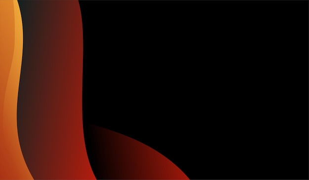 Vettore gratuito onda sfondo rosso astratto con gradiente di stile moderno