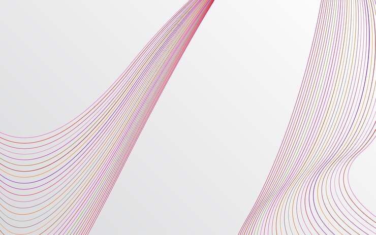 Free Vector wave of the red colored lines high resolution