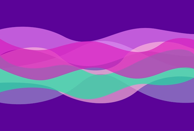 Free vector wave rhythm abstract background