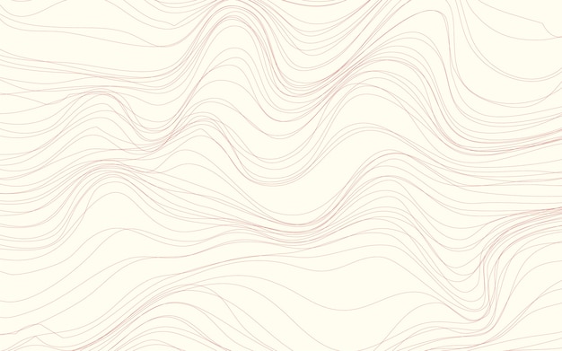 Free vector wave textures cream background vector