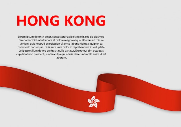 Download Hong kong flag on many objects illustration Vector | Free ...