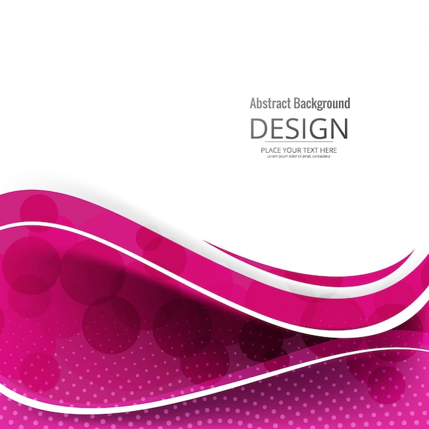 Wavy abstract background design