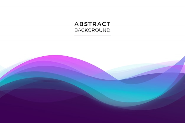 Free vector wavy abstract background