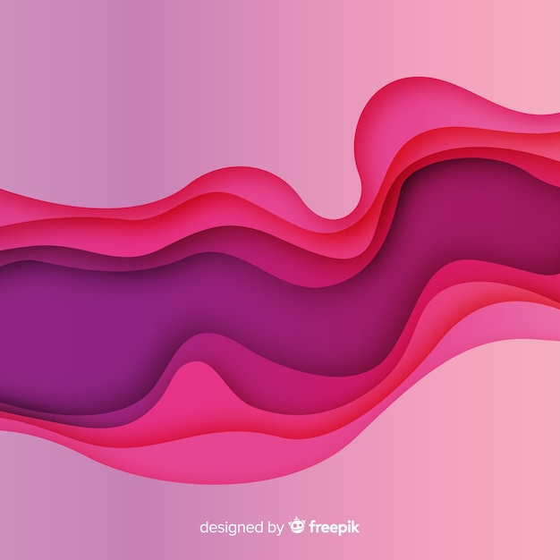 Free vector wavy abstract background