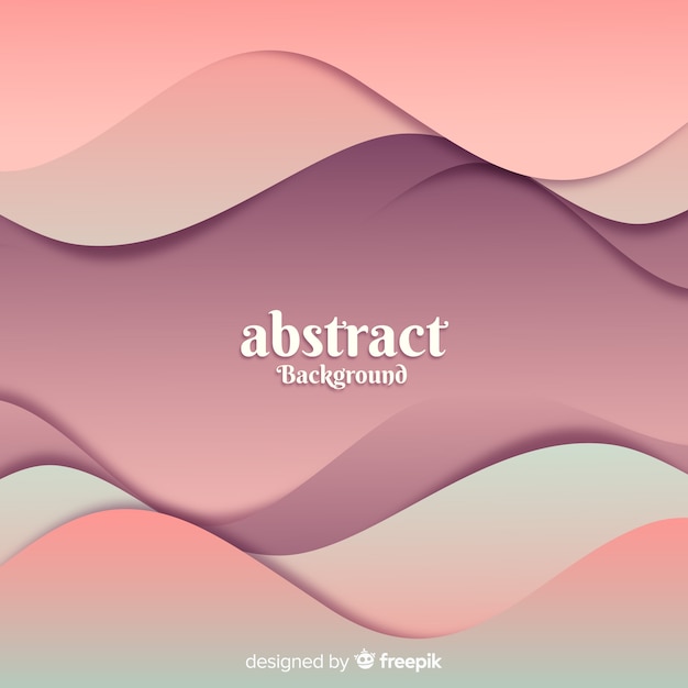 Free vector wavy abstract background