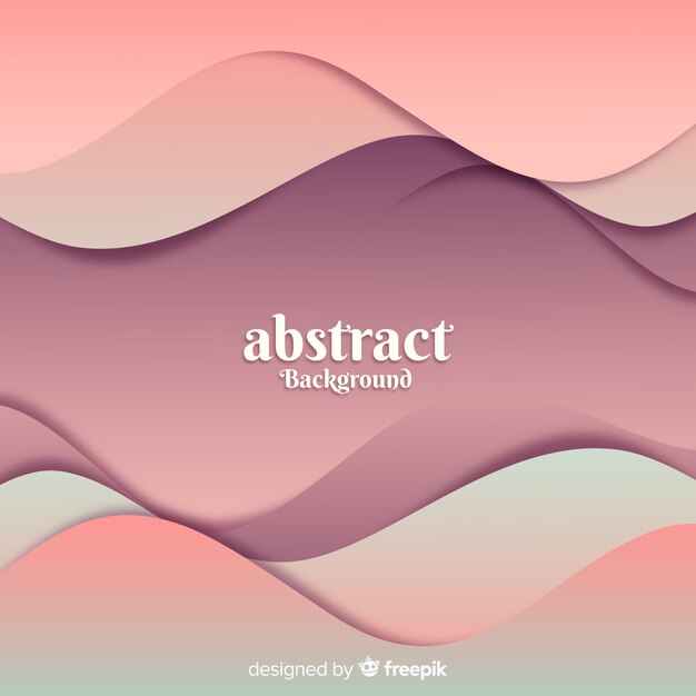 Wavy abstract background