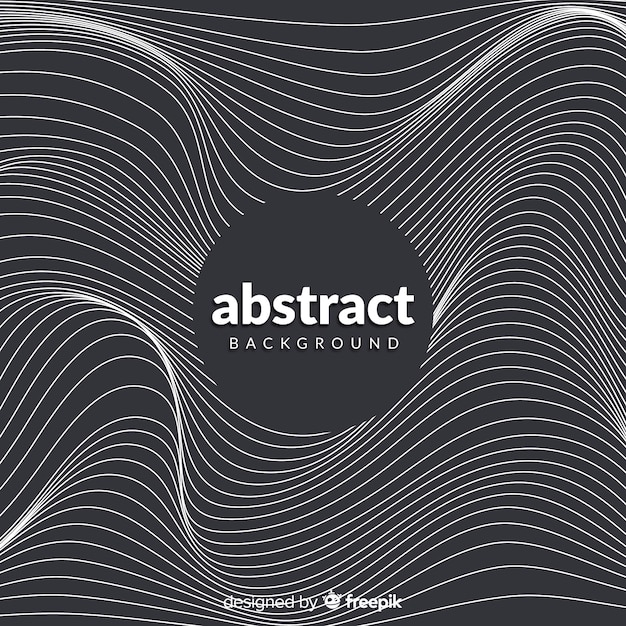 Free vector wavy abstract background