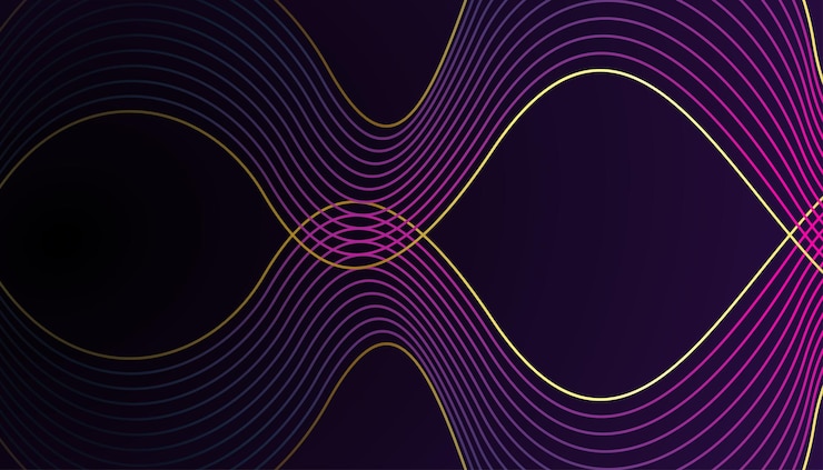 Free Vector wavy background colorful design