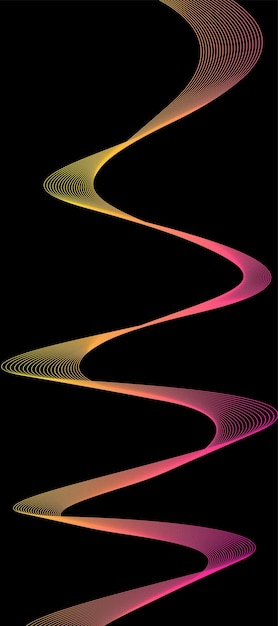 Free vector wavy background colorful gradient