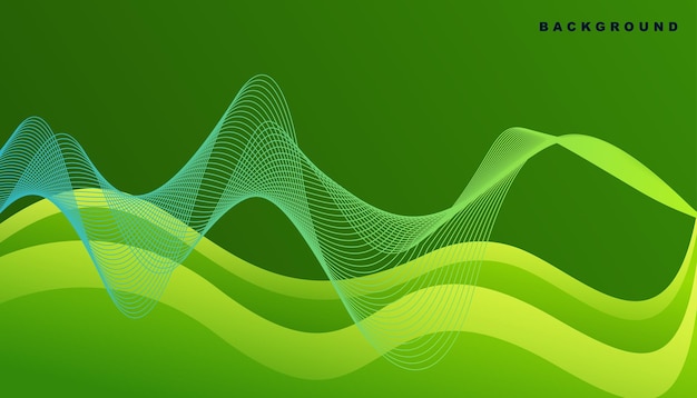 Free vector wavy background colorful