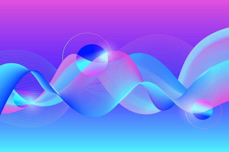 Free Vector wavy background gradient design