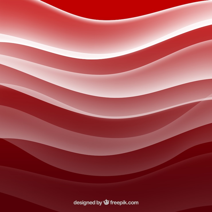 Free Vector wavy background in red tones
