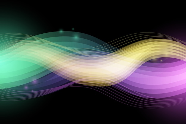 Free vector wavy background style