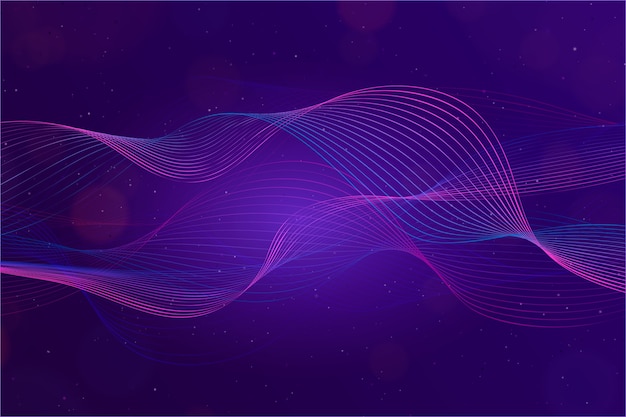 Free vector wavy background theme