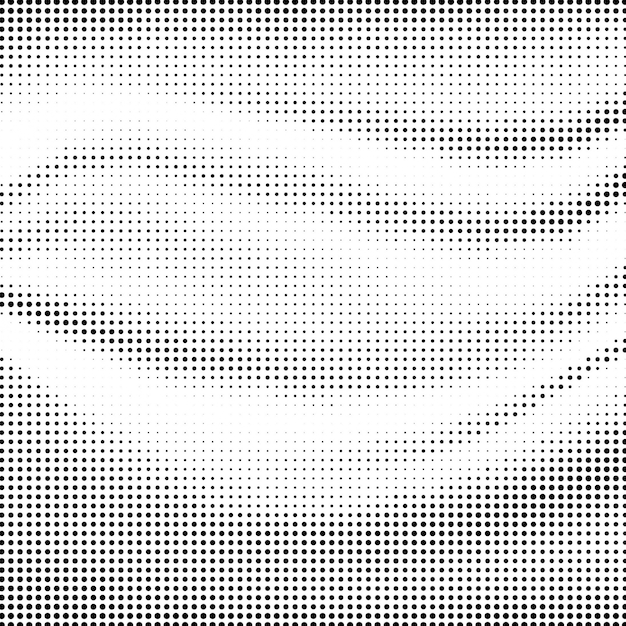 Free vector wavy background with halftone dots