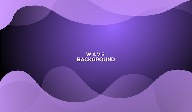 Wavy background with space gradient