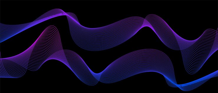 Free Vector wavy blue background