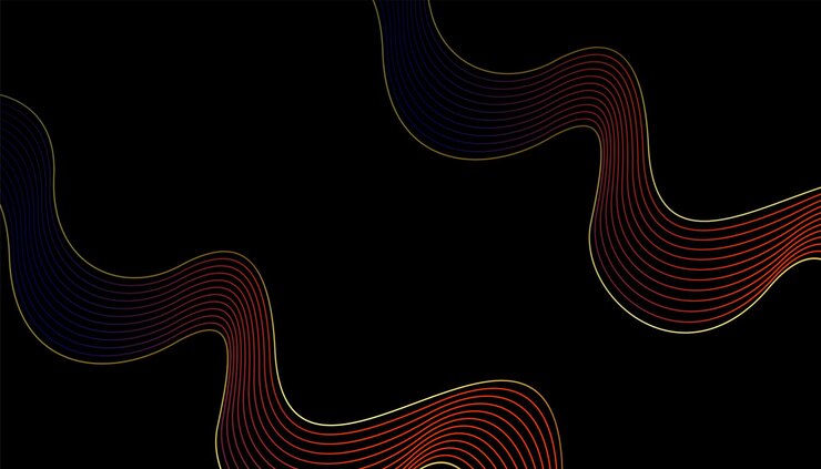 Free Vector wavy colorful background design