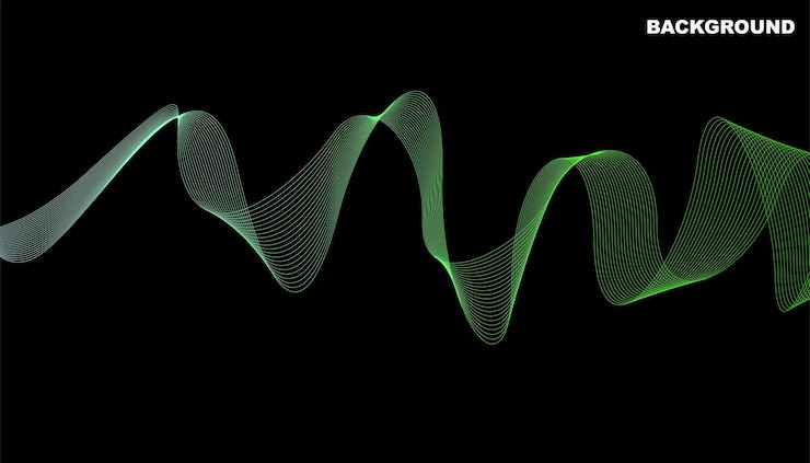 Free Vector wavy colorful background
