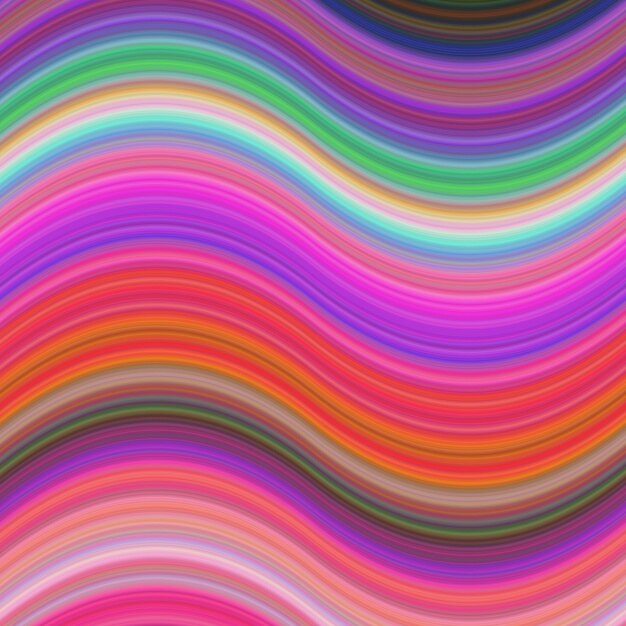 Free Vector wavy colorful psychedelic background