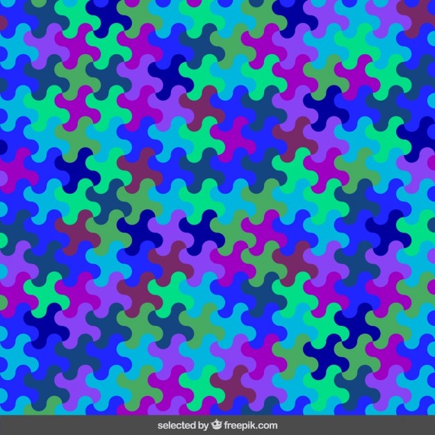 Free vector wavy crosses pattern