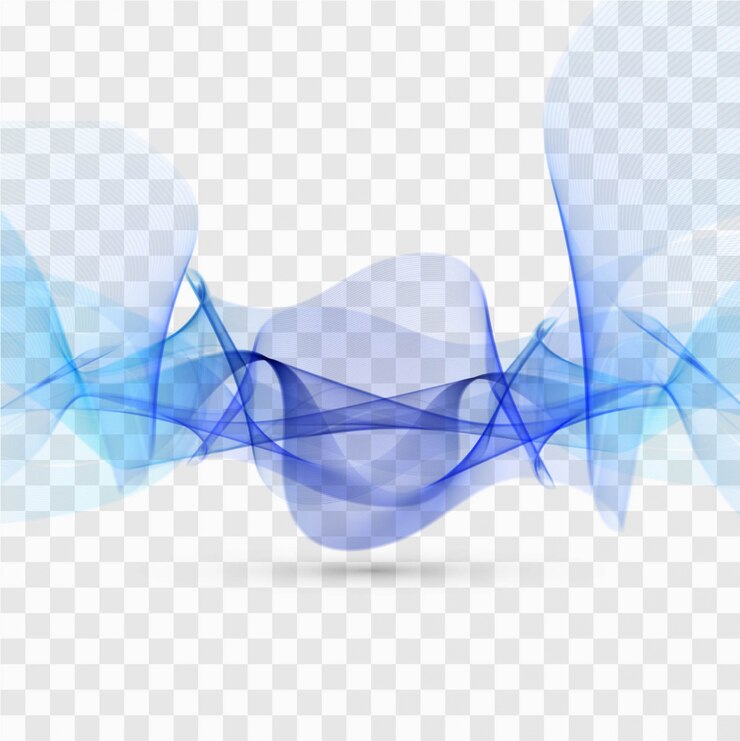 Free Vector wavy effect with blue tones