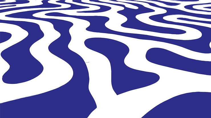 Free Vector wavy lines maze design