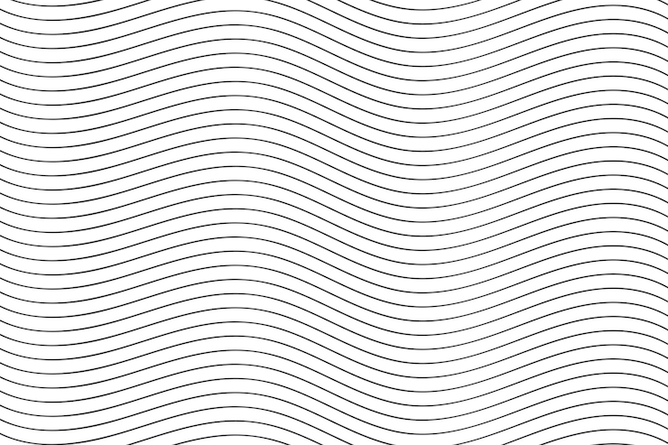 Free Vector wavy lines pattern background
