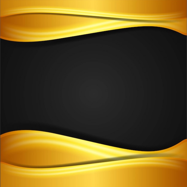 Free vector wavy luxury background