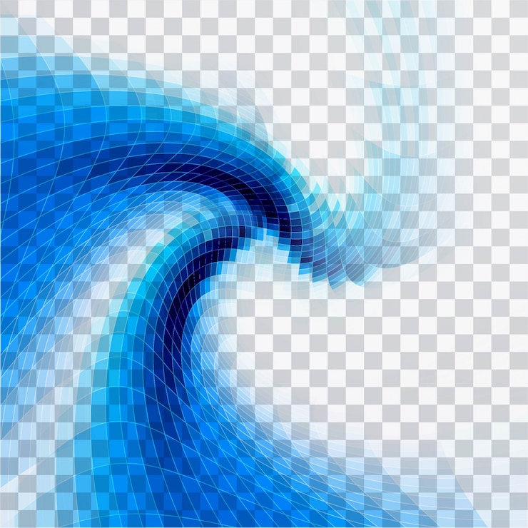 Free Vector wavy shape with blue tones