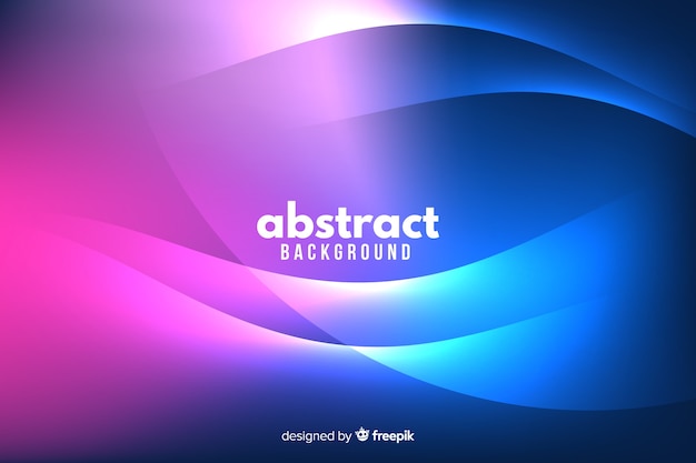 Wavy shapes background gradient style